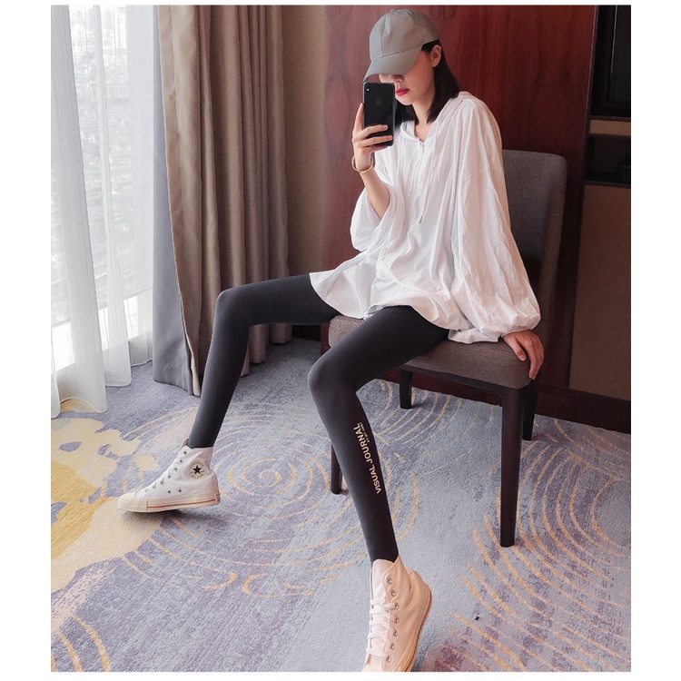 Quần Legging Lưng Cao Thiết Kế Mới Năng Động Thời Trang Mùa Xuân Dành Cho Nữ