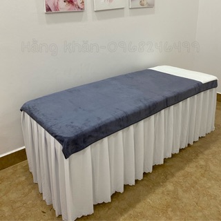 [Xả Kho] Khăn Trải Giường spa,khăn đắp spa kích thước 90.190cm Microfiber