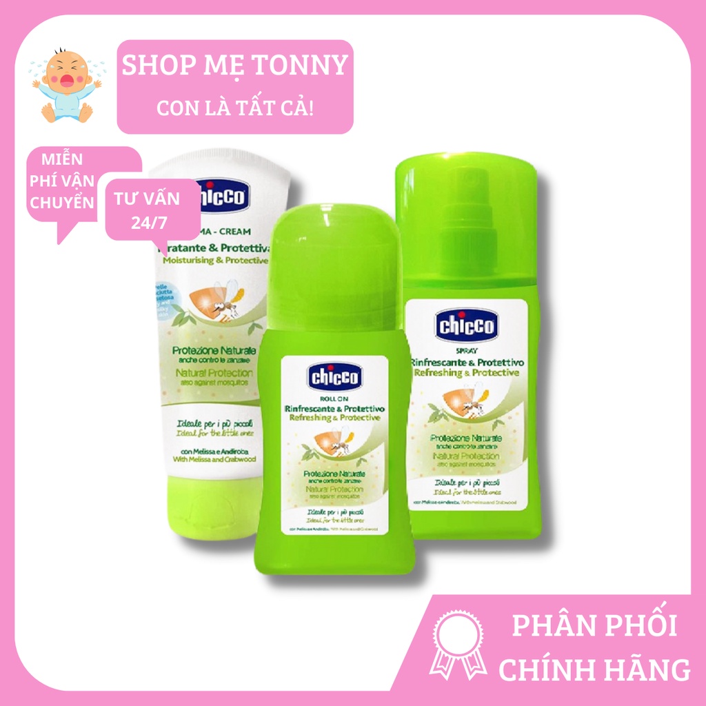 Xịt Đa Năng Xua Muỗi Chicco 100ML