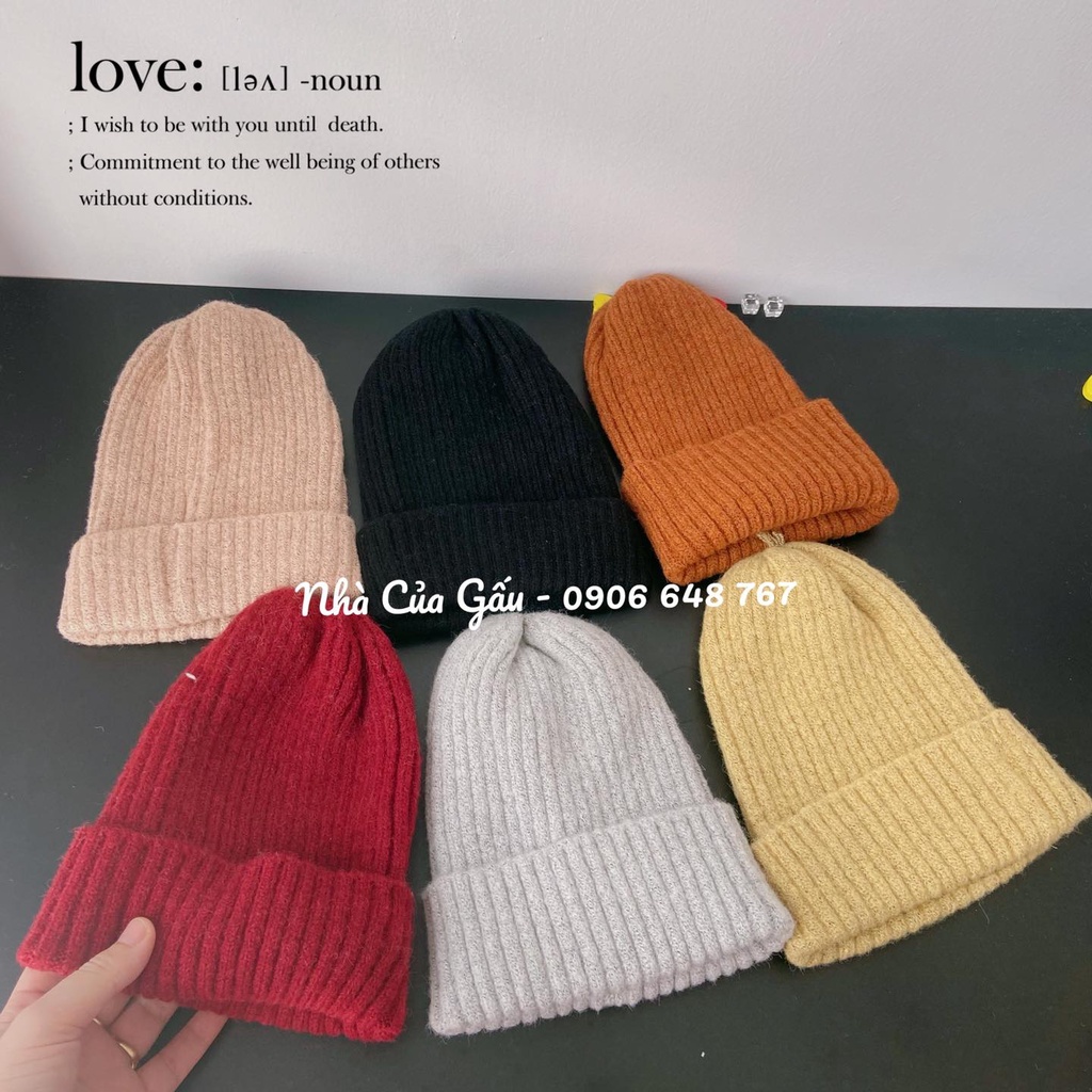 Nón len trơn unisex nam nữ đều mang đẹp ạ