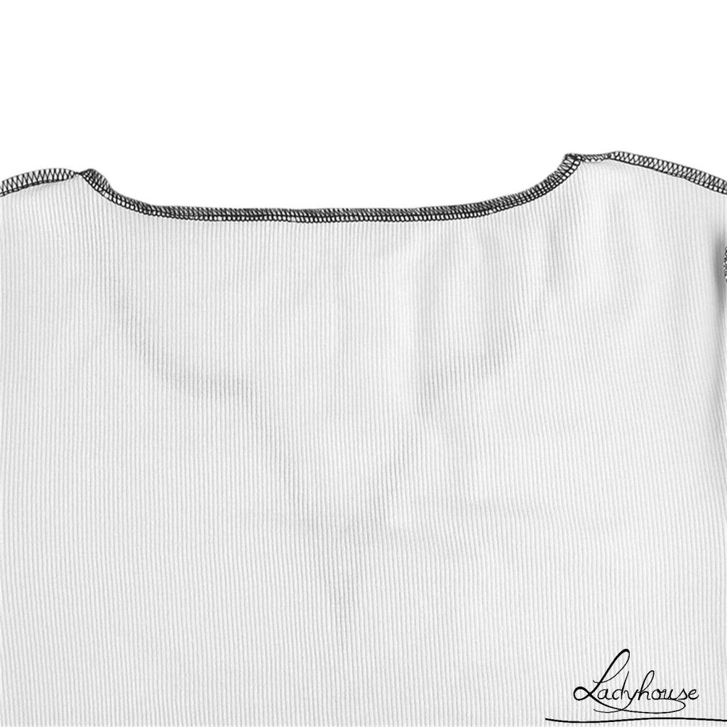 Áo Thun Tay Dài Cổ Chữ V Màu Trơn Thời Trang Dành Cho Nữ