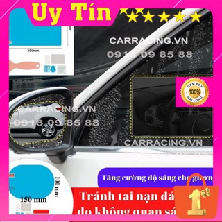 Bộ 04 Miếng Dán Chống Đọng Nước Kính Hông Và Gương Chiếu Hậu Ô Tô, Xe Hơi Cao Cấp (FREE SHIP ĐH>50k)