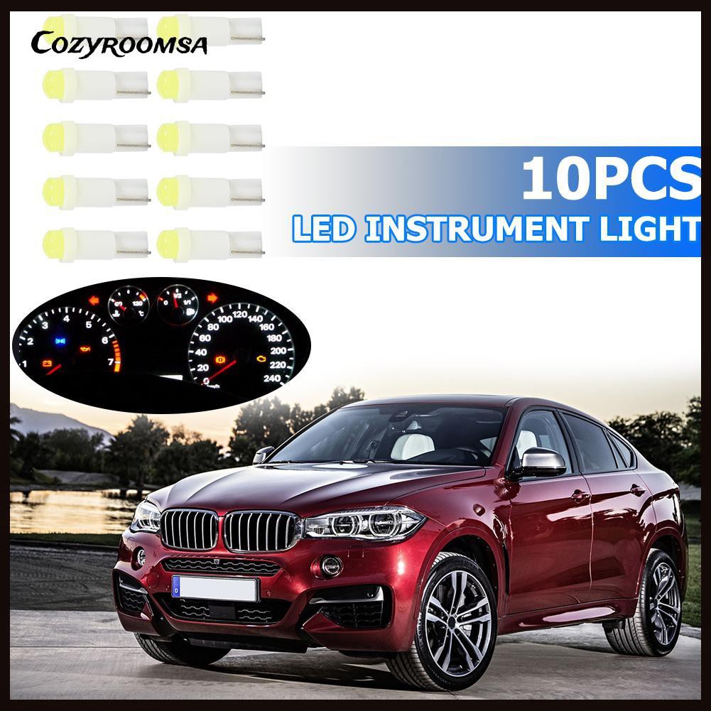 Set 10 Đèn Led T5 3d Cob Chuyên Dụng Cho Xe Hơi