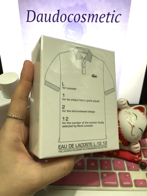 [ fullsize ] Nước hoa Lacoste L.12.12 Blanc Pure EDT 100ml