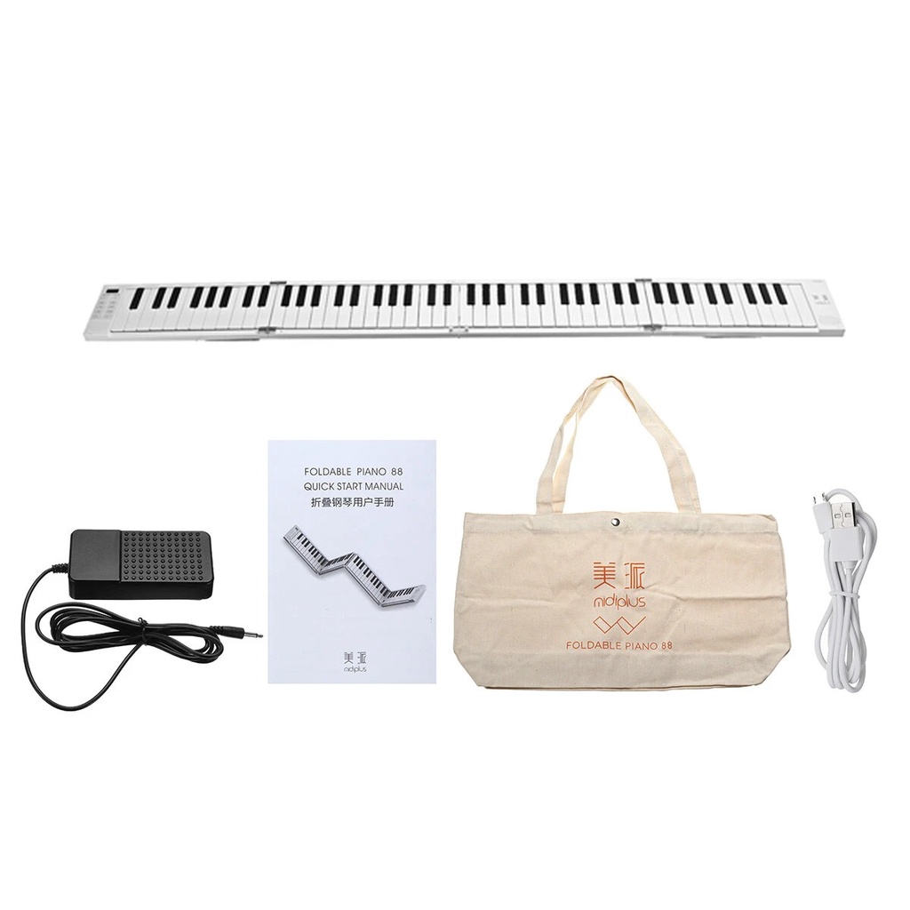 Đàn Piano Gấp Gọn 88 Phím Tích Hợp Bàn Đạp Chuyên Nghiệp -