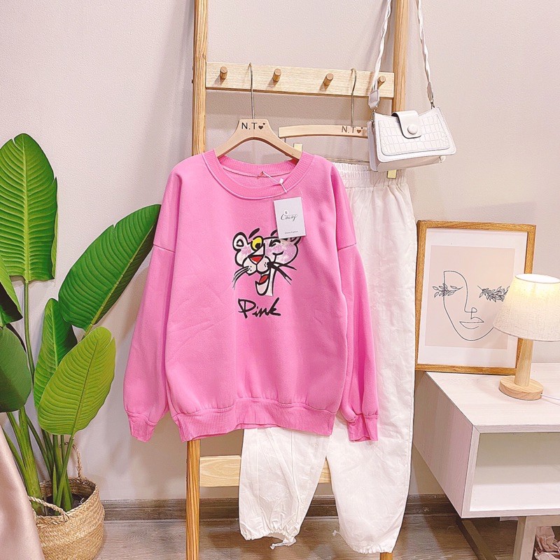 [Mã FASHION15K hoàn 15K xu đơn 99K] Bộ nỉ bông PinkPanther | BigBuy360 - bigbuy360.vn