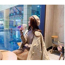 Áo khoác len form thụng trám khuy cho nữ Yoomeclothing [ ẢNH THẬT SHOP CHỤP]