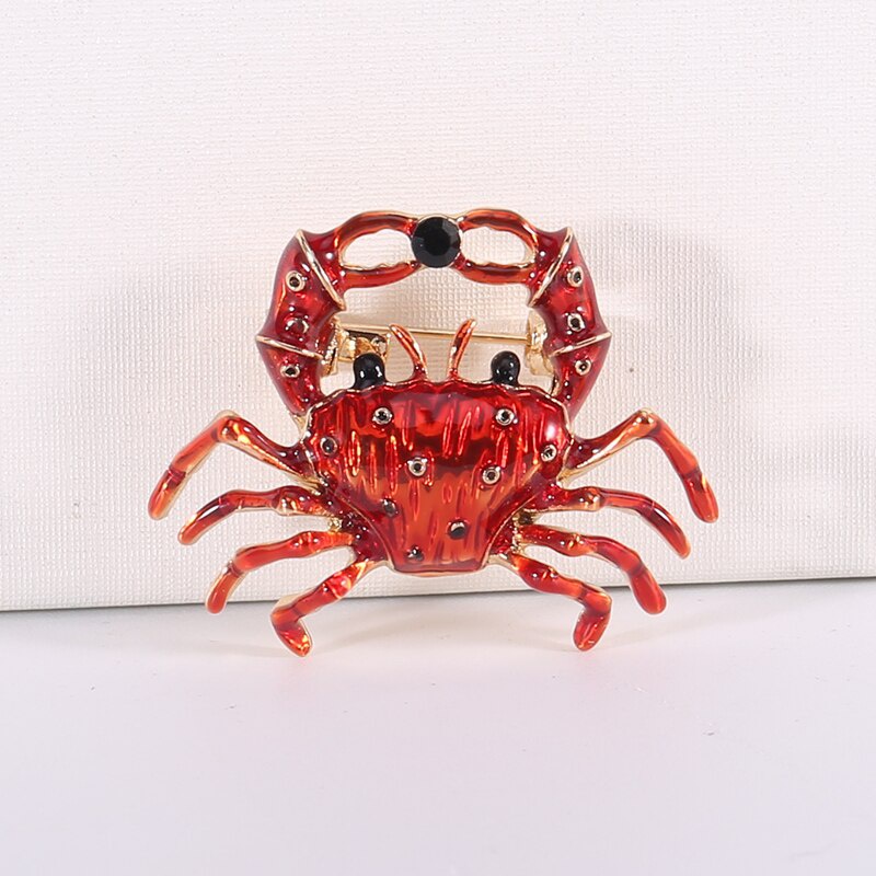 Ghim Cài Áo Hình Cua Dễ Thương Dành Cho Nữ