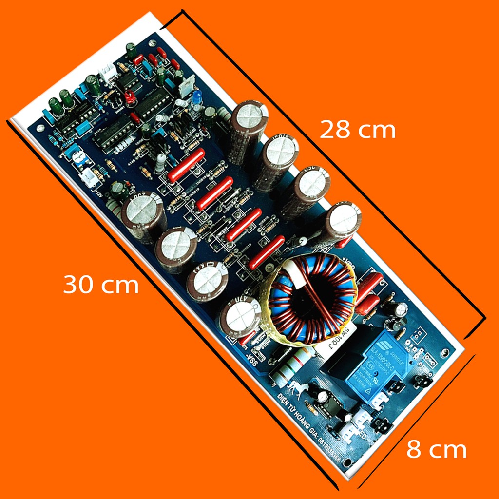 TRỌN BỘ MẠCH CLASS D 8 MOSFET PA 6000