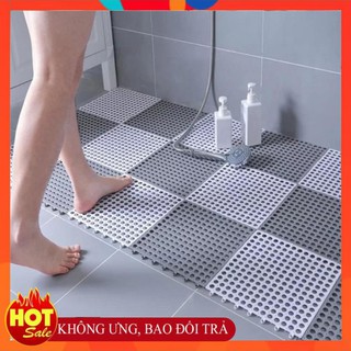Thảm nhựa ô 30cm x 30cm cao cấp _ dẻo chống trơn trượt nhà tắm