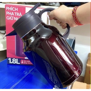 Bình Giữ Nhiệt Pha Trà, Phích Pha, Ủ Trà 1.8 lít
