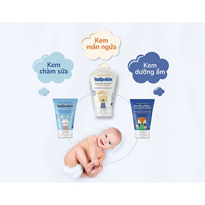 KUTIESKIN - BỘ SẢN PHẨM CHĂM SÓC LÀN DA BÉ [DƯỠNG ẨM, CHÀM SỮA, NGỨA, HĂM, KUTIE SKIN]