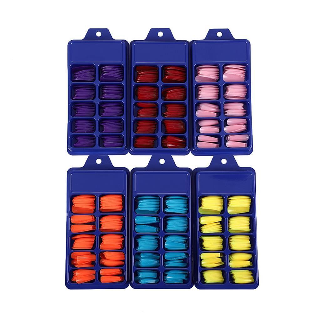 Bộ 100 Móng Tay Giả Múa Ba Lê Bằng Acrylic Ốp