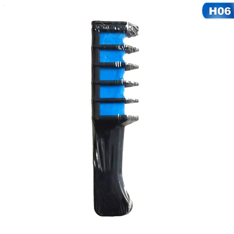Lược nhuộm tóc tạm thời 14g/chiếc màu xanh lam