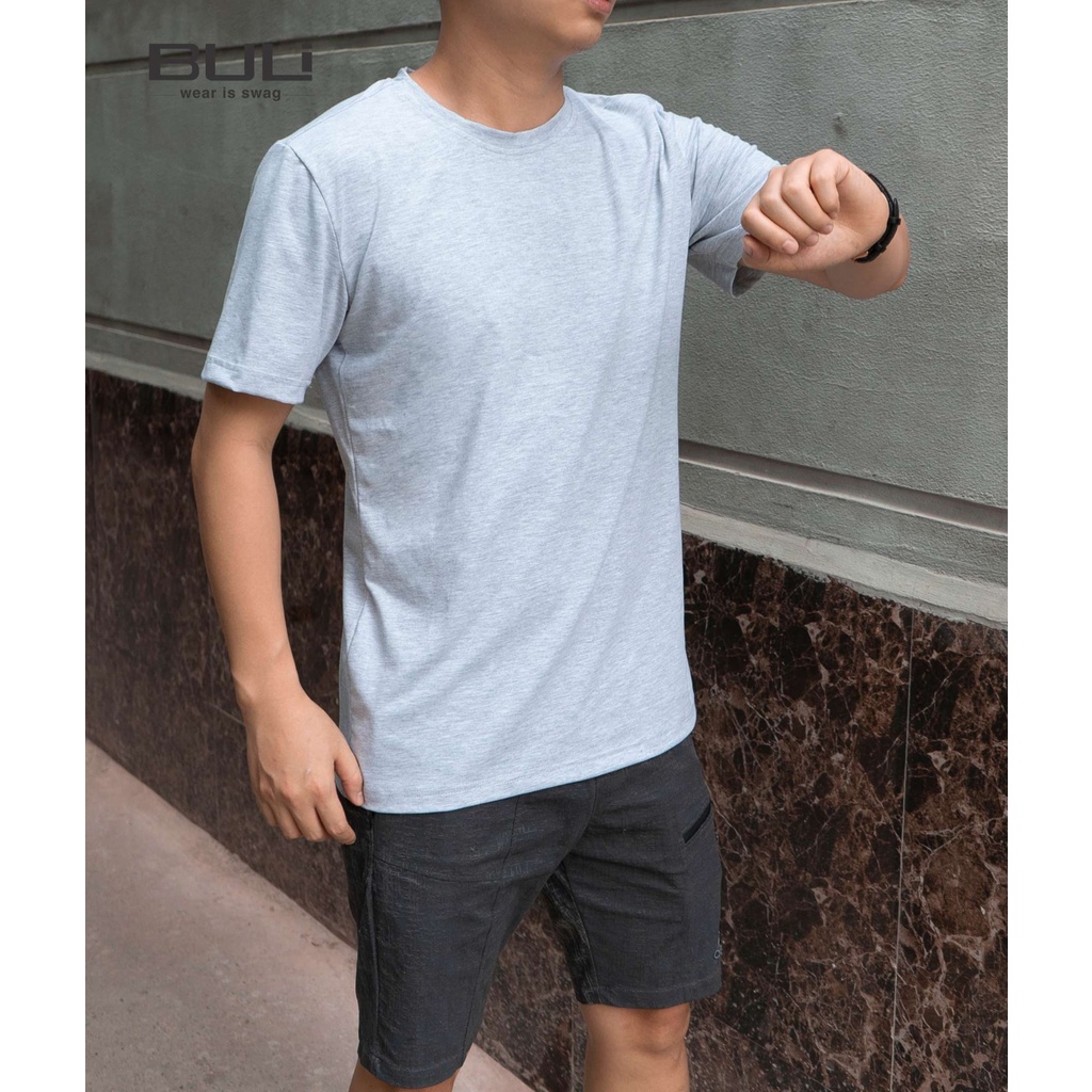 Áo phông nam cộc tay, áo thun cổ tròn co dãn, chống bai,xù PHÔNG TRƠN | BigBuy360 - bigbuy360.vn