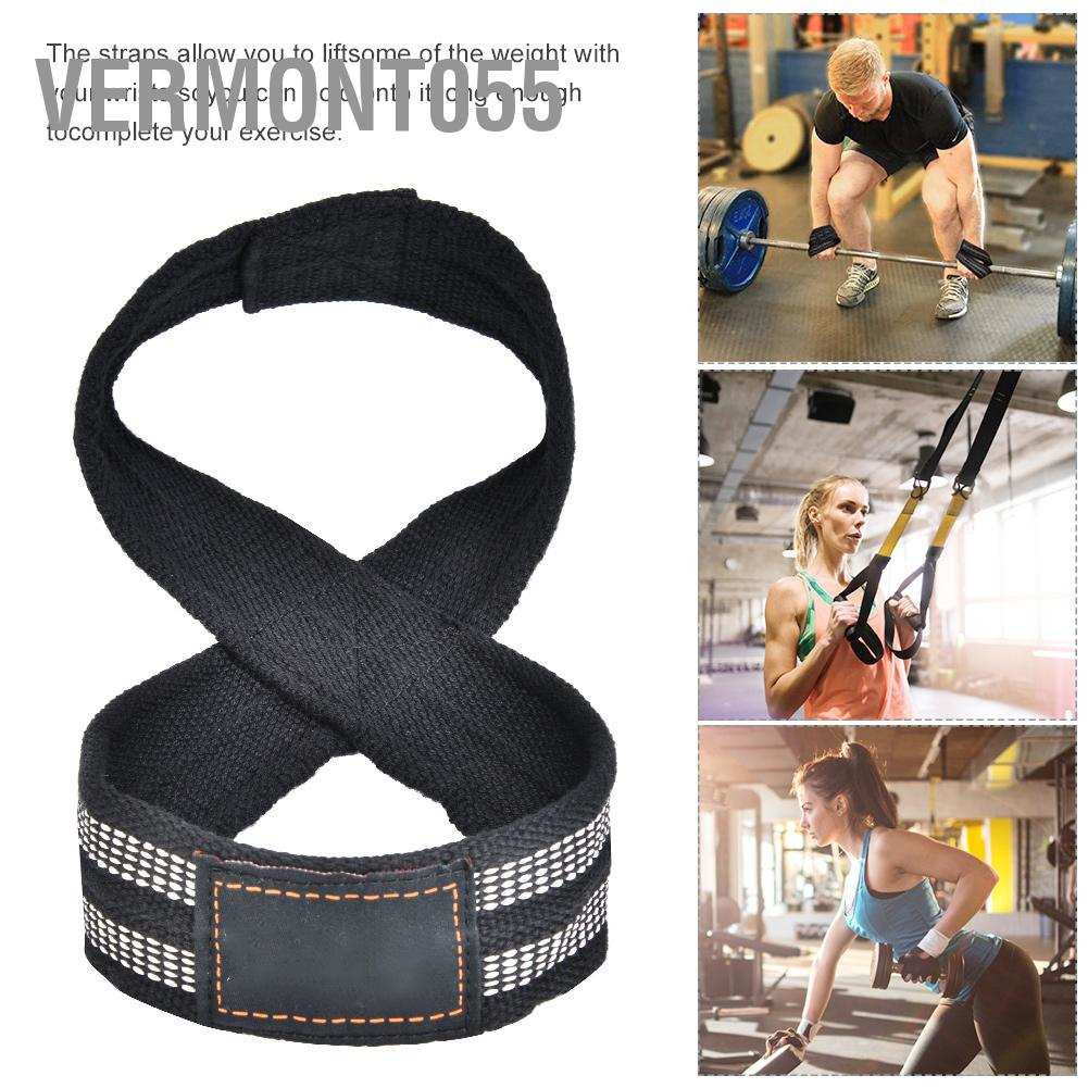 Có thể bán buôn 1 cặp dây đai hình số 8 nâng tạ đeo cổ tay để tạ hỗ trợ quá trình tập luyện Hàng giao ngay
