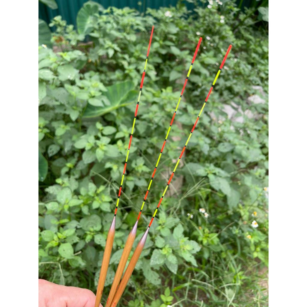 Phao câu đài, phao câu đơn phao cỏ lau chuyên rô phi tải chì từ 1.1g đến 2.0g