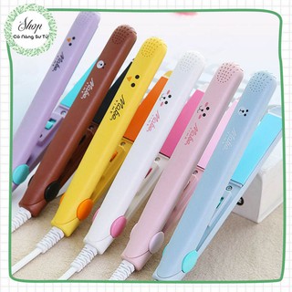 Máy duỗi tóc mini hình gấu – phụ kiện tạo kiểu tóc hiệu quả (tặng hộp nhựa) - Cô nàng sư tử