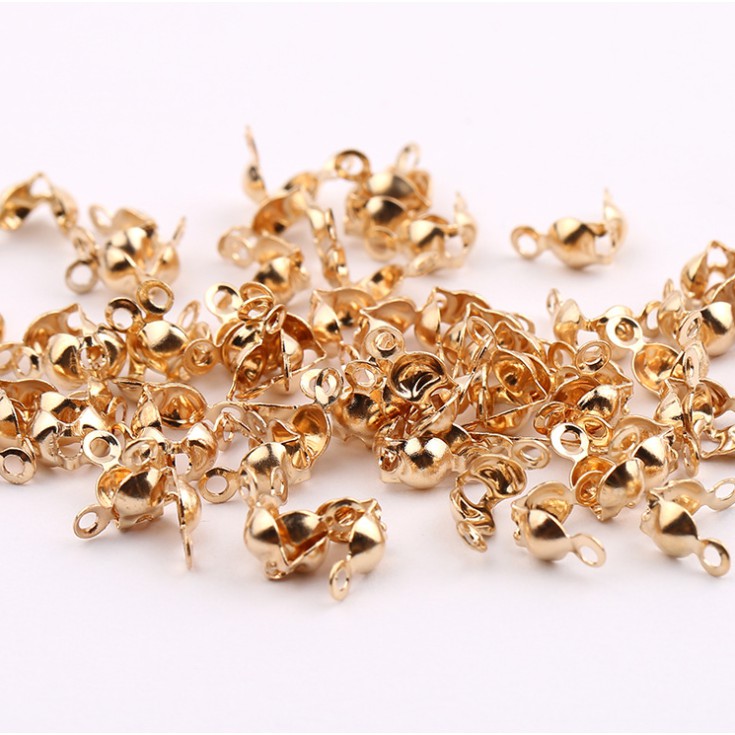 Phụ Kiện Hạt Làm Vòng Tay/Vòng cổ Hai Lỗ 7X4Mm DIY