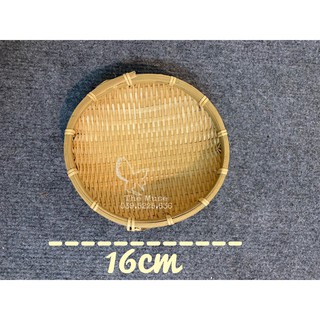 Rổ tre mini đan thủ công - Rổ đựng con vật gốm decor trang trí nhà cửa - Rổ đựng các loại quả khô và hạt hướng dương