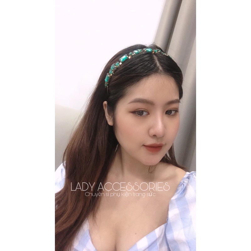 Bờm Tóc Cài Tóc Đá LADY