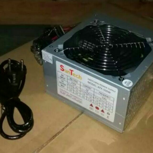 (SAPTETELCL20/50/100)Nguồn cho máy tính để bàn hiệu Suntech ATX 500W