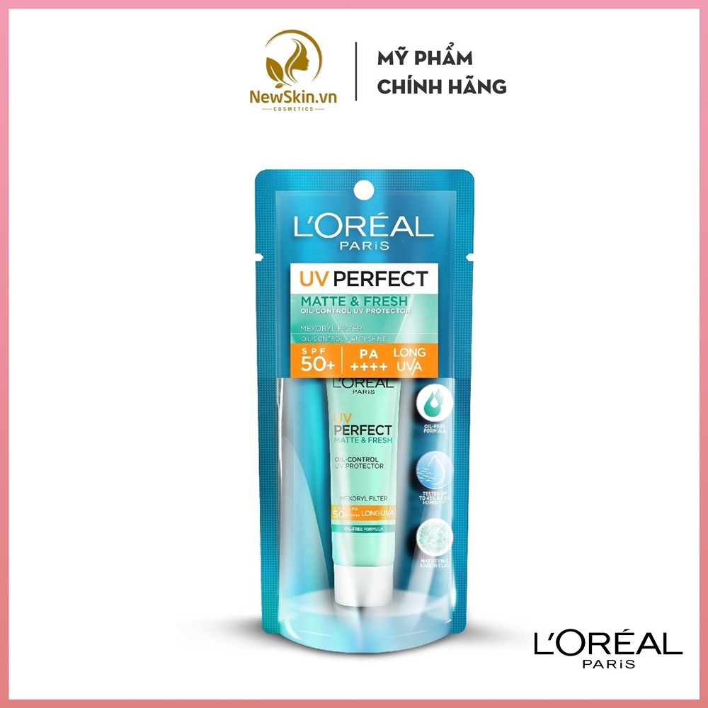 Kem chống nắng bảo vệ & dưỡng da L'oreal Paris UV Perfect SPF50+ PA++++ 15ml