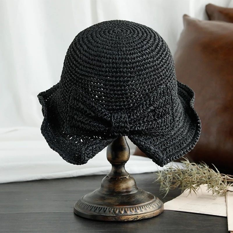 Nón Cói Rộng Vành Đi Biển Màu Sắc Đơn Giản Thời Trang Mùa Hè Cho Nữ