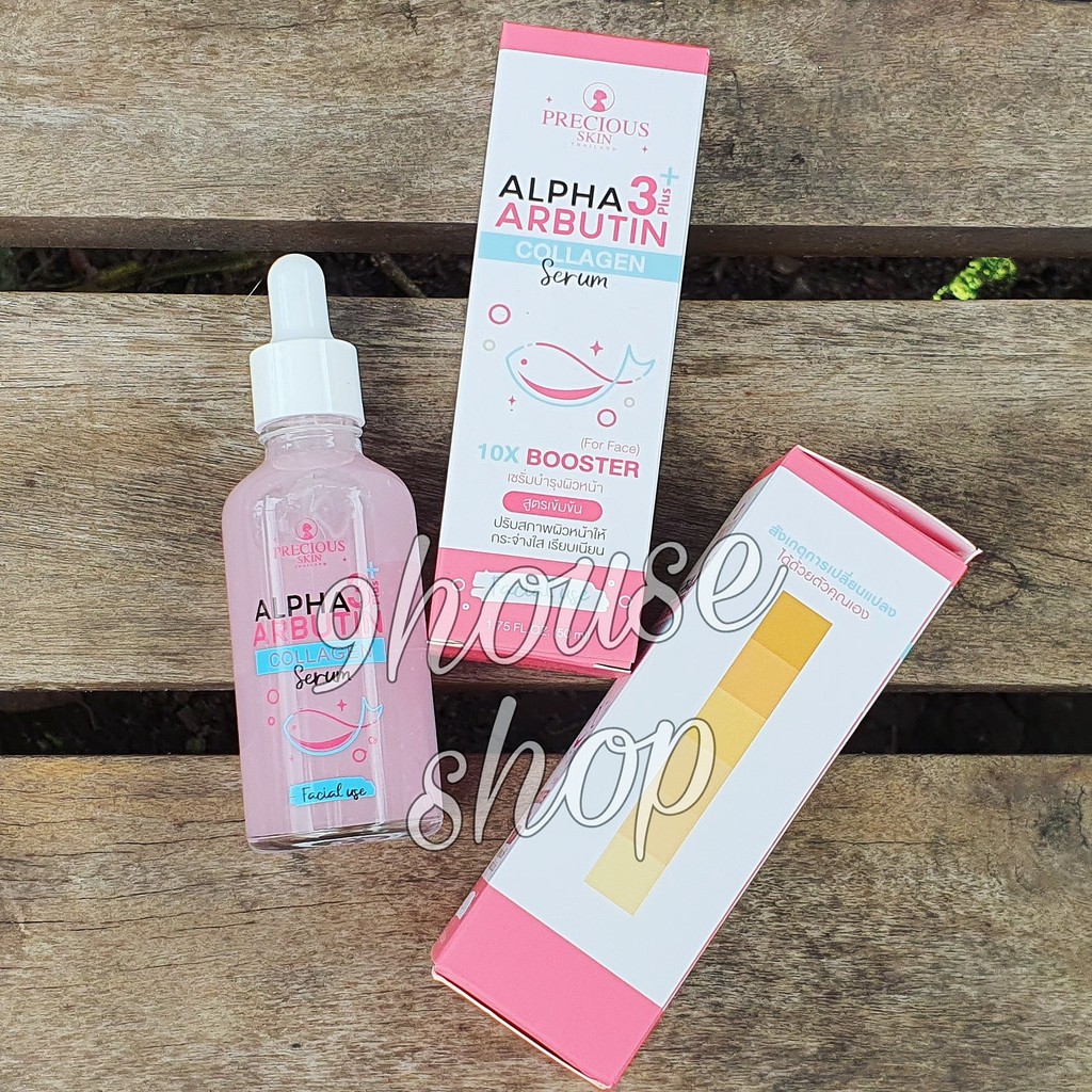 01 Serum Dưỡng Da Mặt ALPHA ARBUTIN COLLAGEN SERUM 10X BOOSTER (For Face) Thái Lan 50ml - 9housevn