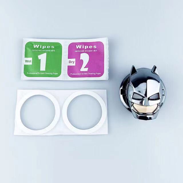 Phụ Kiện Trang Trí Nút Khởi Động Xe Ô Tô Hình Marvel - Batman, Chất Liệu Nhẹ, Tiện Lợi (5x4cm)