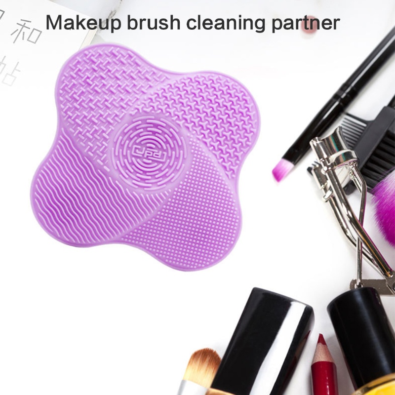 Miếng Silicone Vệ Sinh Cọ Trang Điểm Tiện Lợi