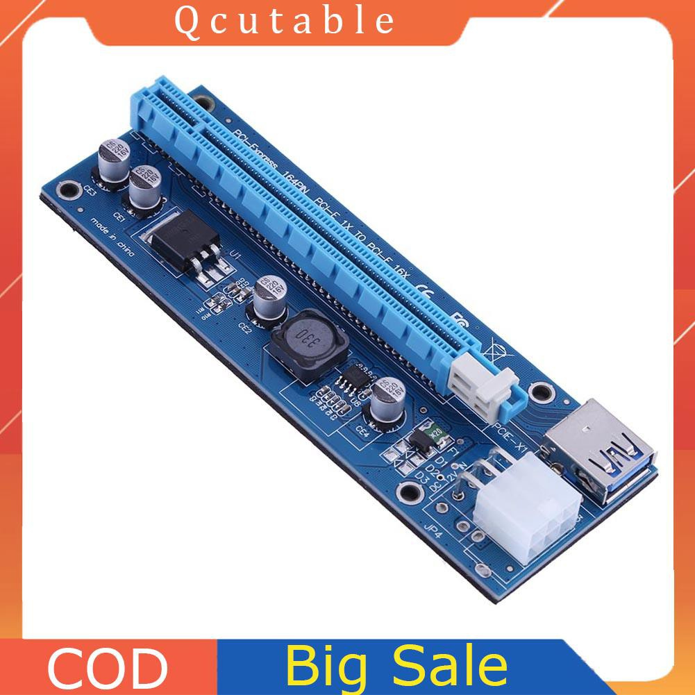 Bảng Mạch Pci-E Express 16x Kèm Cổng 6-pin Cho Btc Mini