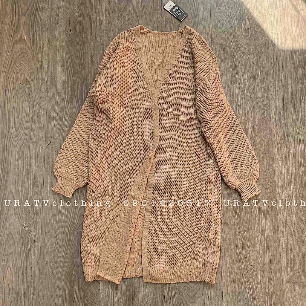 [FREESHIP-ẢNH THẬT] Áo cardigan form dài 235