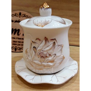 LY NƯỚC BẠCH NGỌC CÚNG PHẬT
