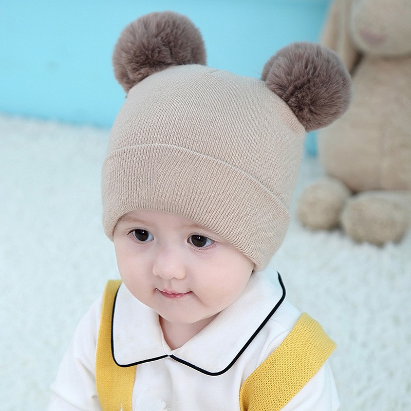 Nón Giữ Ấm Mùa Đông Xinh Xắn Dành Cho Bé Từ 0-12 Tháng Tuổi