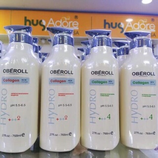 Cặp Dầu Gội - Xả Oberoll Collagen 768ml*2 lọ - Nhập Khẩu Đức chính hãng