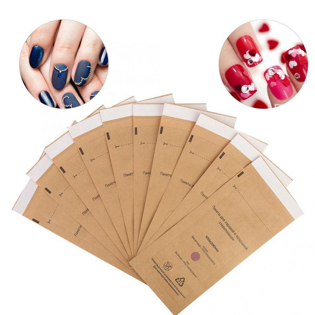 BSUNS Set 10 Túi Giấy Đựng Mỹ Phẩm Khử Trùng Tiện Dụng