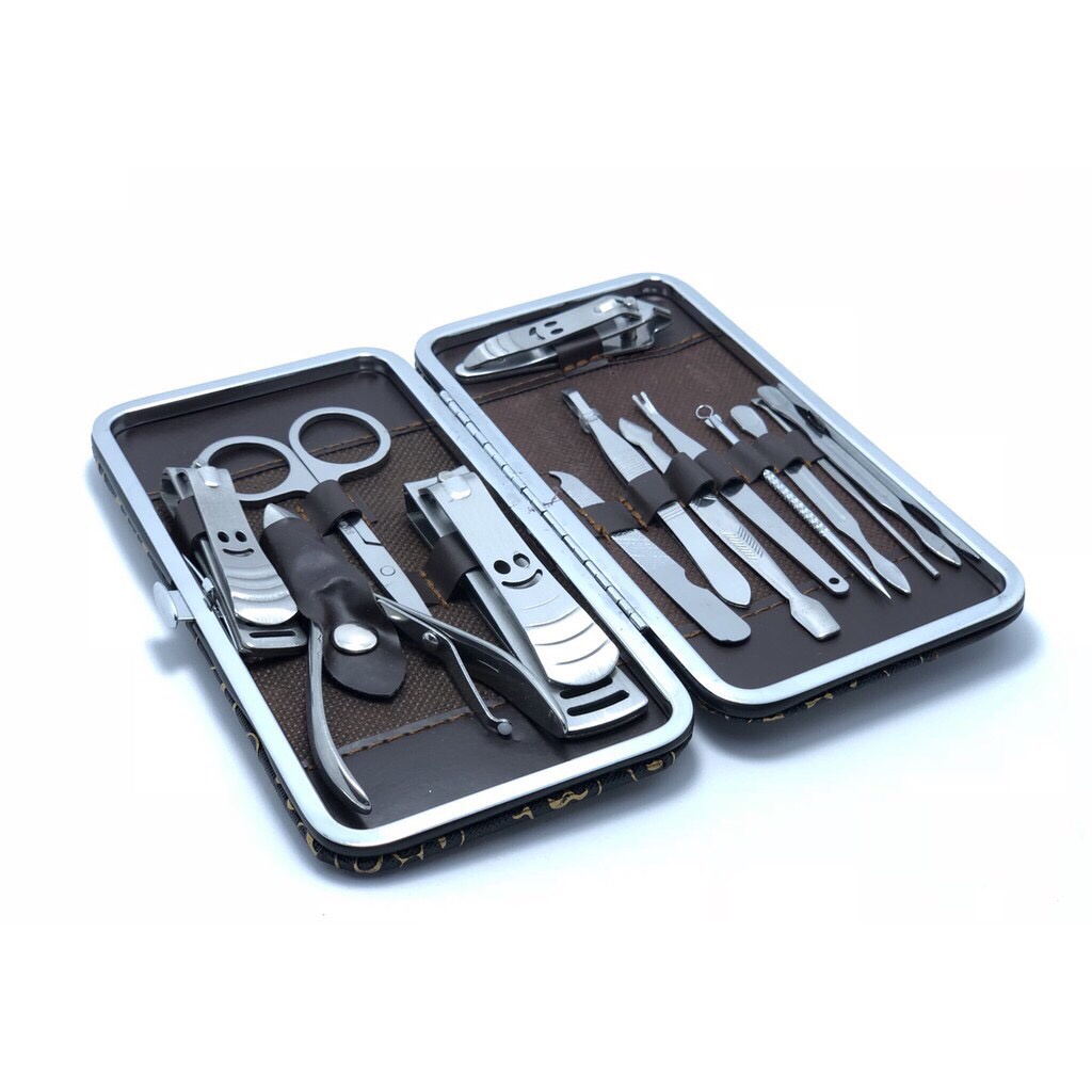 Bộ dụng cụ làm móng đa năng 12 món kèm hộp