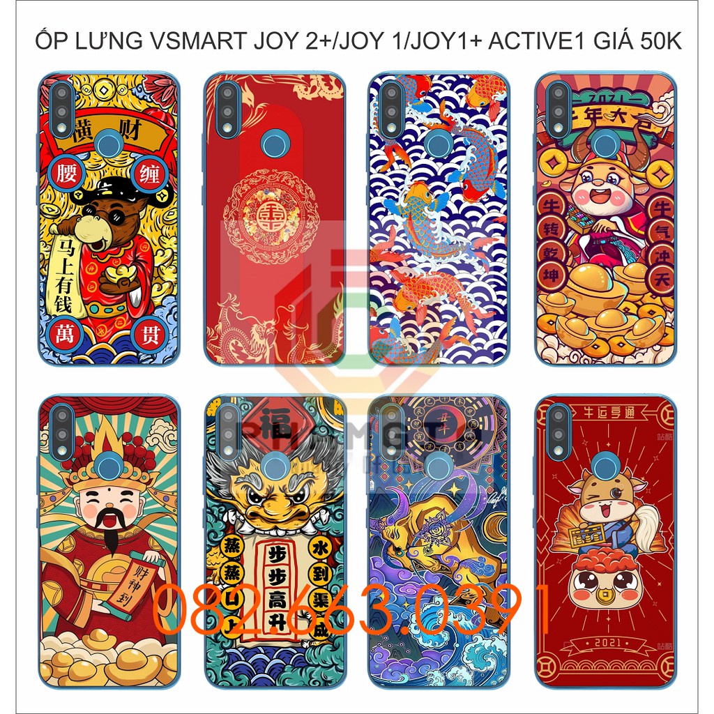 Ốp lưng in hình tết Vsmart Joy 2+ / Joy 1 / Joy 1+ / Active 1 / Active 1+
