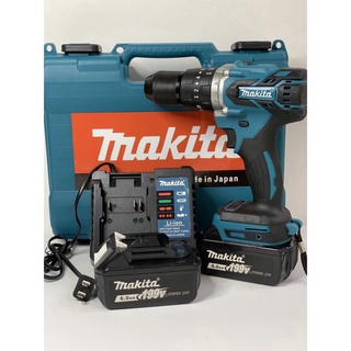 Máy khoan pin 199v, khoan pin Makita 3 chức năng, Máy bắn vít, khoan sắt, gỗ, tường. 100% lõi đồng,
