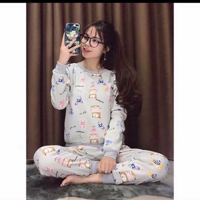 Combo 2 bộ nỉ bông