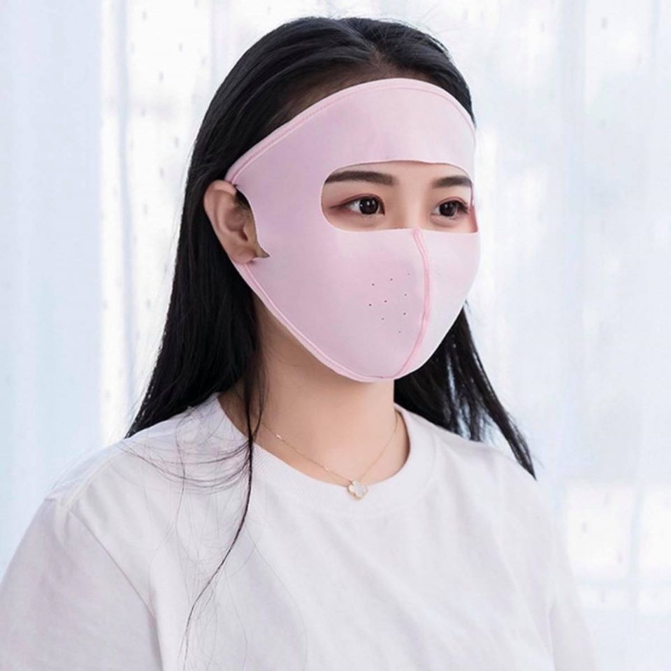 Khẩu trang trùm đầu Ninja 3 lớp chống tia UV chính hãng