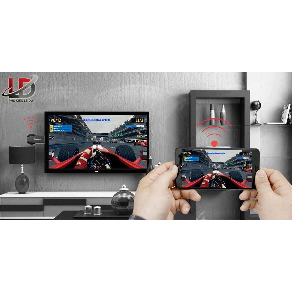 HDMI Không dây Anycast M9 Plus và M4 plus kết nối điện thoại sang Tivi - Phukienleduy