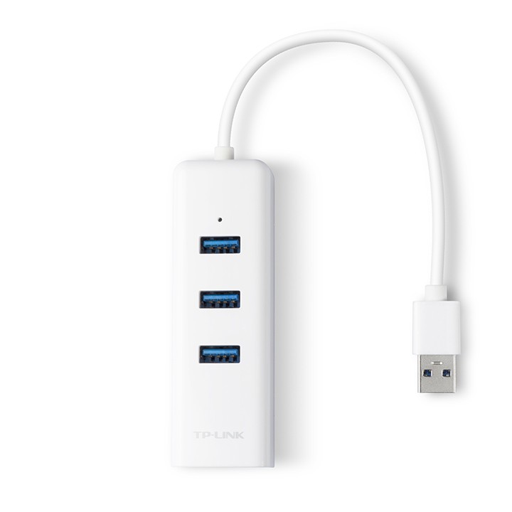 Bộ Chuyển Đổi Mạng USB 3.0 Sang Ethernet Gigabit Kèm 3 Cổng USB 3.0 TP-Link UE330 - Hàng Chính Hãng - Bảo Hành 12 Tháng