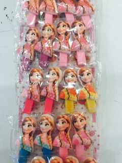 Bộ 4 kẹp tóc công chuá elsa cho bé