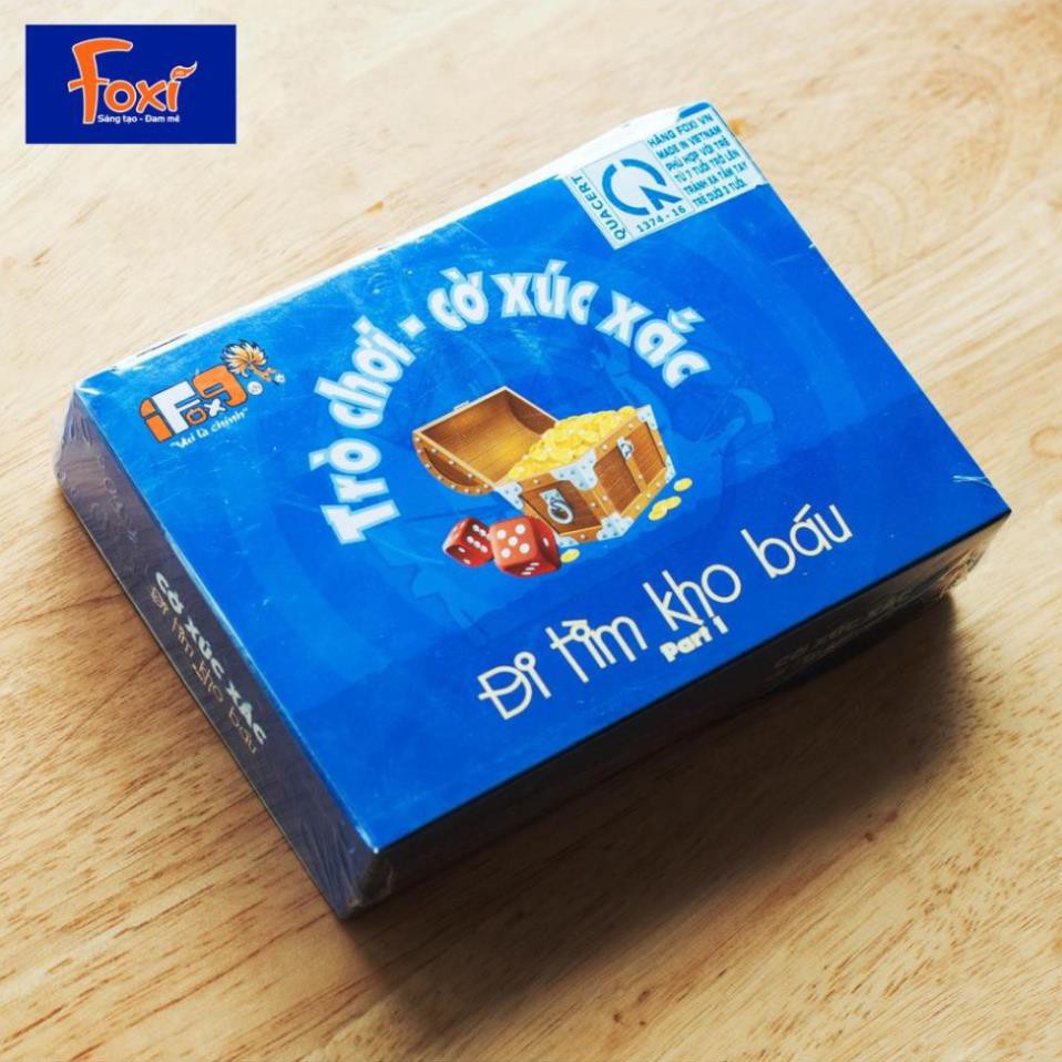 Board game-Đi tìm kho báu phần 1-Foxi-trò chơi gia đình tương tác phát triển tư duy và vui nhộn