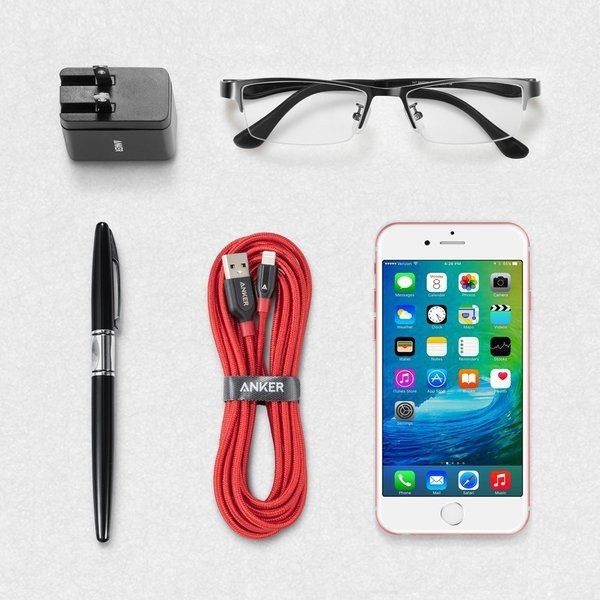 Anker Powerline+ Lightning Red 0.9M / 1.8M (fullbox)