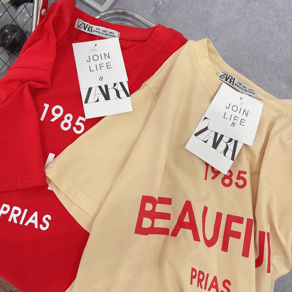 ÁO PHÔNG BEA 1985 CHẤT COTTON TÀU SIÊU ĐẸP