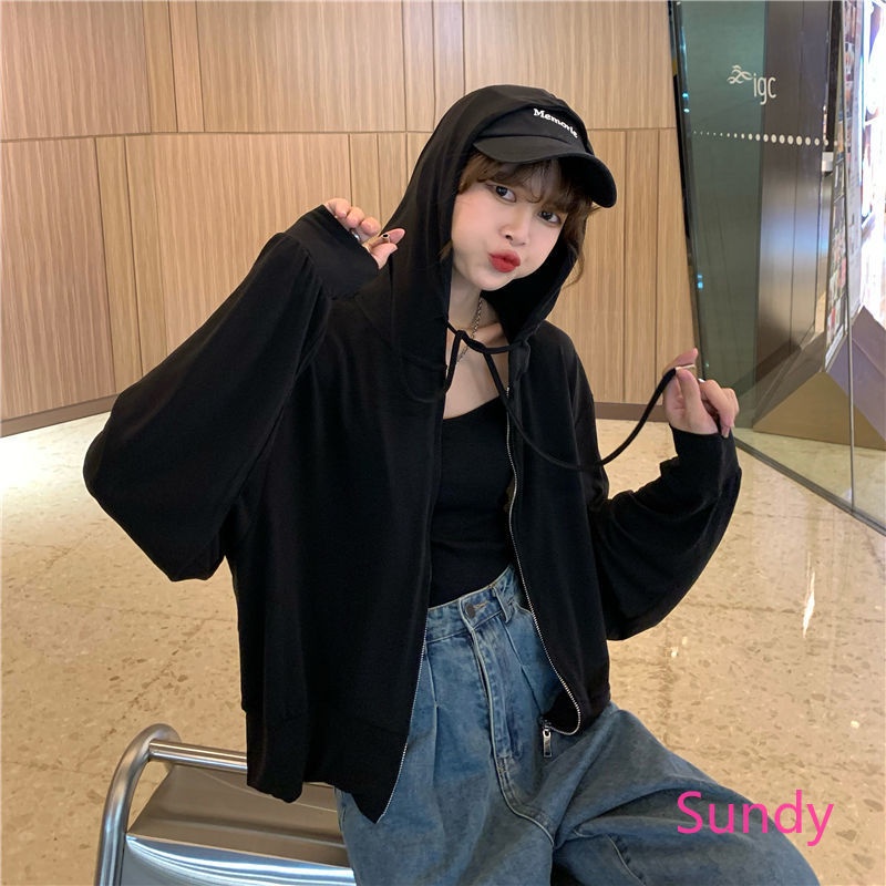 Áo Khoác Chống Nắng Tay Dài Dáng Rộng Vải Lụa Mát Thời Trang Mùa Hè Cho Nữ