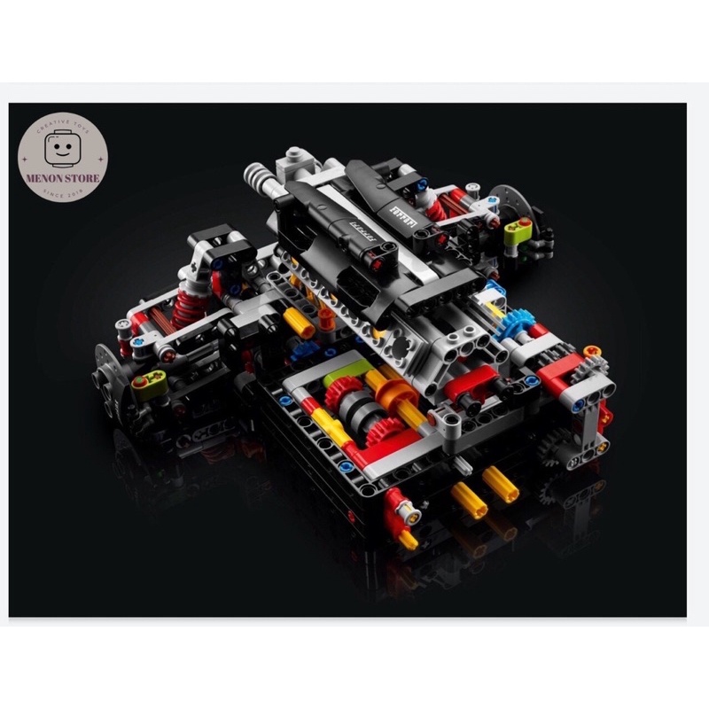 Đồ chơi lắp ráp 50003 8787 48008 42143 Mô hình Siêu xe FERRARI Daytona SP - Xếp hình thông minh